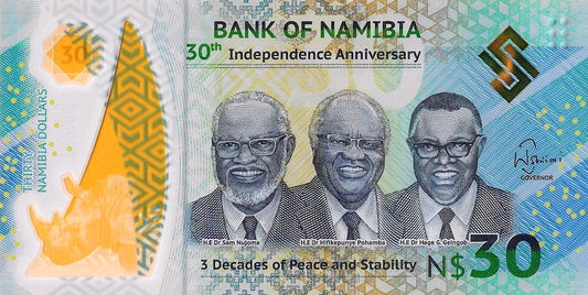 Namibia - 30 Dolares 2020 (# 18)