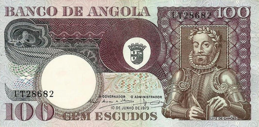 Angola - 100$00 1973 (# 105) CAPICUA