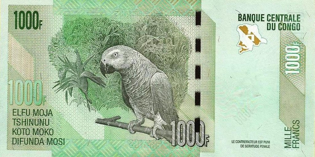 Congo - 1000 Francos 2013 (# 101b)