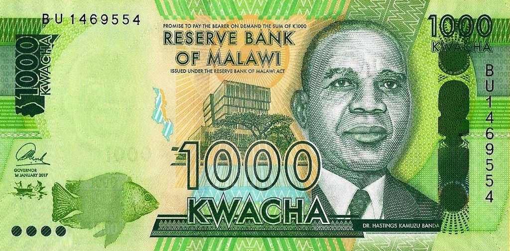 Malawi - 1000 Kwacha 2017 (# 67c)