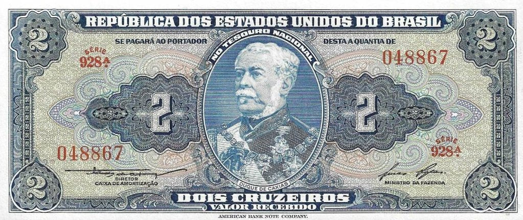 Brasil - 2 Cruzeiros 1958 (# 151b)