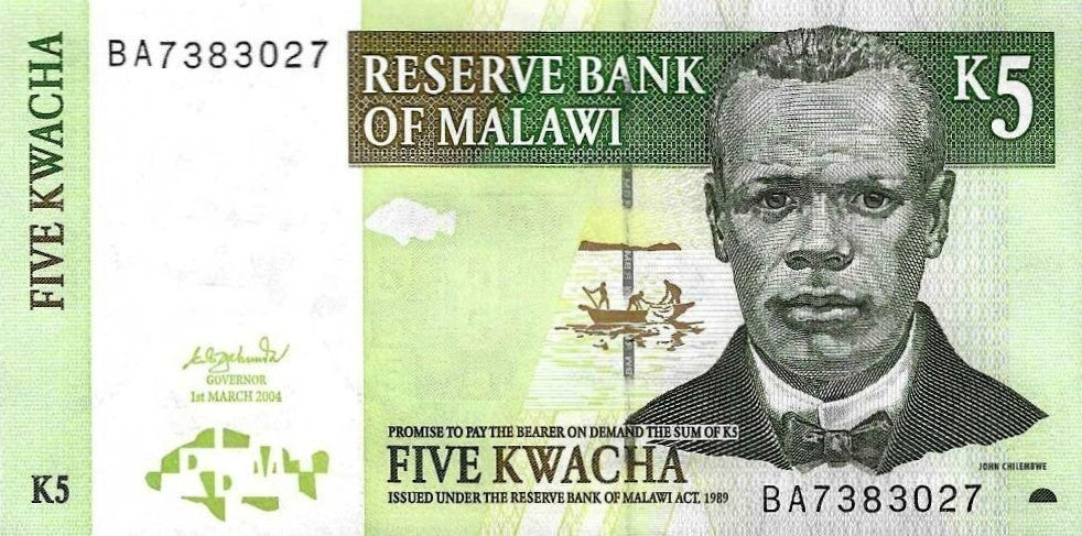 Malawi - 5 Kwacha 2004 (# 36b)