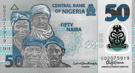 Nigeria - 50 Naira 2018 (# 40h)