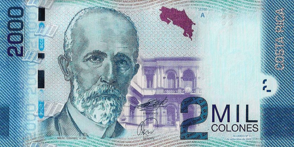 Costa Rica - 2000 Colones 2009 (# 275a)