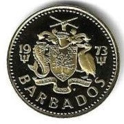 Barbados - 5 Centimos 1973 (# 11) PROOF