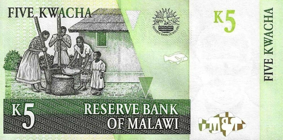 Malawi - 5 Kwacha 2004 (# 36b)