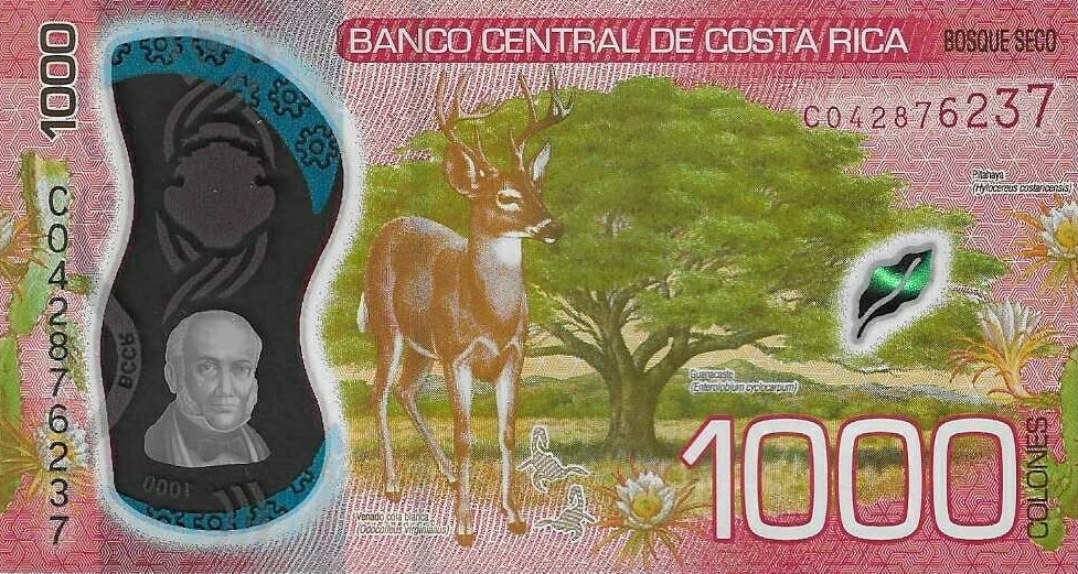 Costa Rica - 1000 Colones 2019 (# 280a)