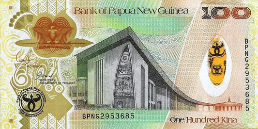 Papua N. Guiné - 100 Kina 2008 (# 37)