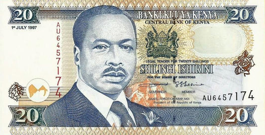 Quenia - 20 Shillings 1997 (# 35b)