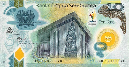 Papua N. Guiné - 10 Kina 2015 (# 48)