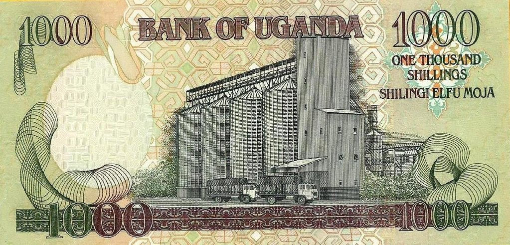 Uganda - 1000 Shillings 2009 (# 43b)