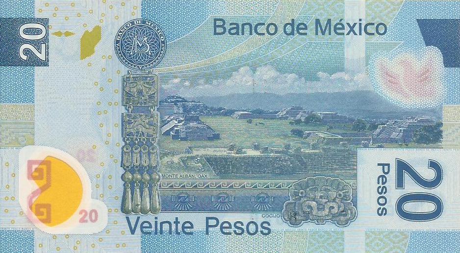 Mexico - 20 Pesos 2006 (# 122b)