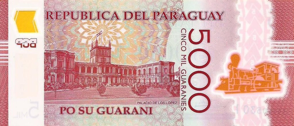 Paraguai - 5000 Guaranies 2017 (# 234c)