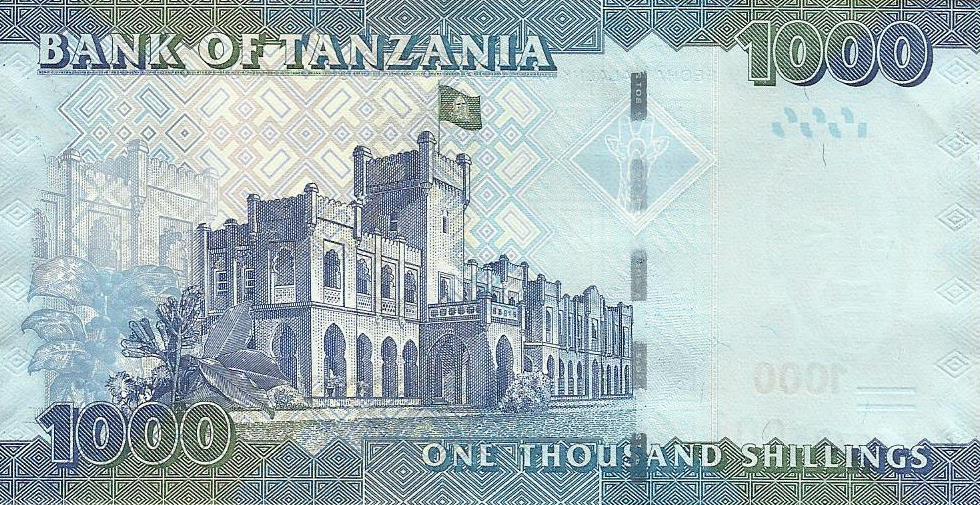 Tanzania - 1000 Shilingi 2015 (# 41b)