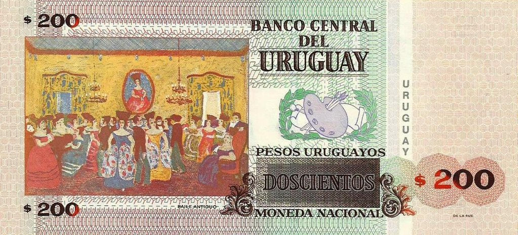 Uruguai - 200 Pesos 2011 8# 89c)