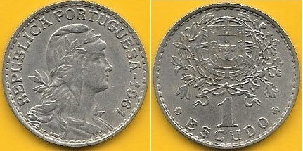 Portugal - 1$00 1961 (Km# 578)