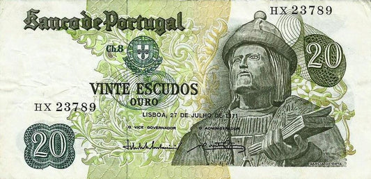 Portugal - 20$00 1971 (# 173)