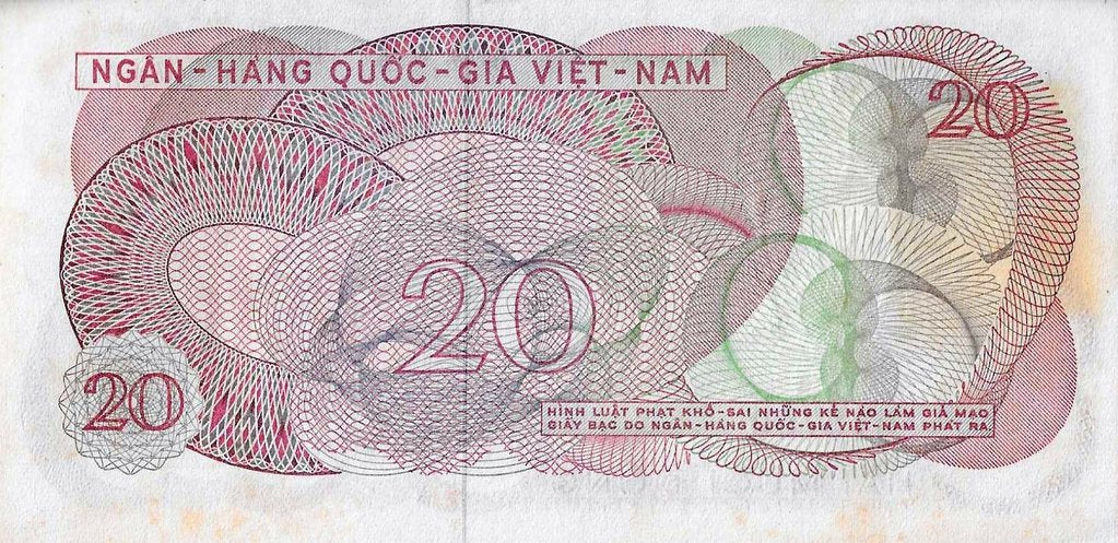 Vietname do Sul - 20 Dong 1969 (# 24a)