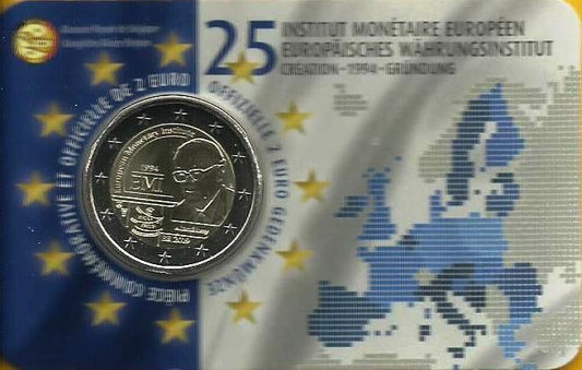 Belgica - 2 Euro 2019 (Km# 386) 25 Anos Instituto Monetario