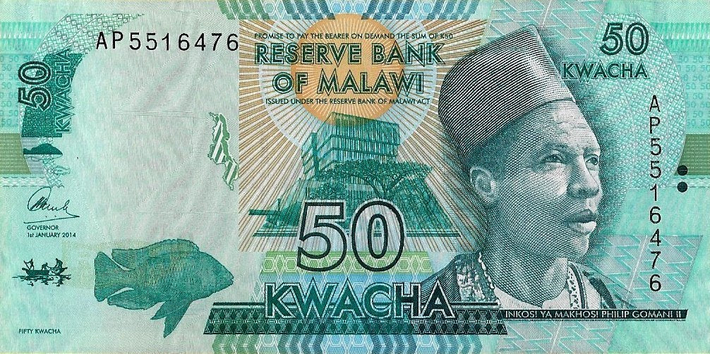 Malawi - 50 Kwacha 2014 (# 64a)