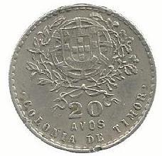 Timor - 20 Avos 1945 (Km# 6)