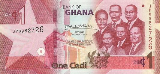 Gana - 1 Cedi 2019 (# 37h)