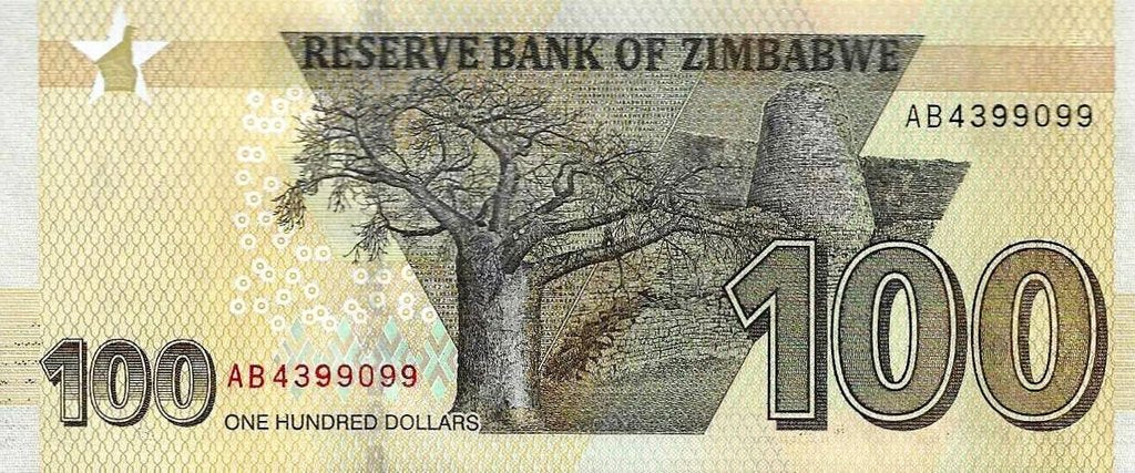 Zimbabwé - 100 Dolares 2020 (# 106a)