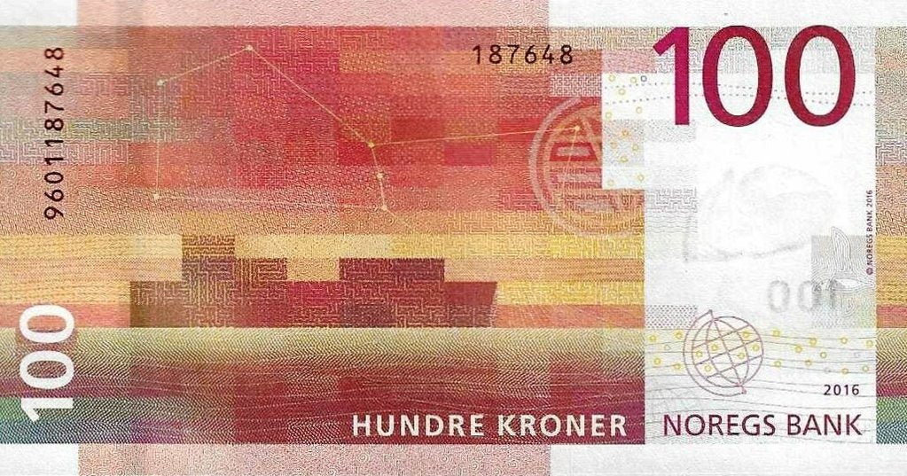 Noruega - 100 Kroner 2016 (# 54)