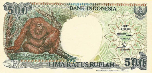 Indonesia - 500 Rupias 1997 (# 128f)