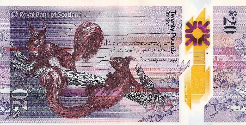 Escocia - 20 Libras 2019 (# 372)