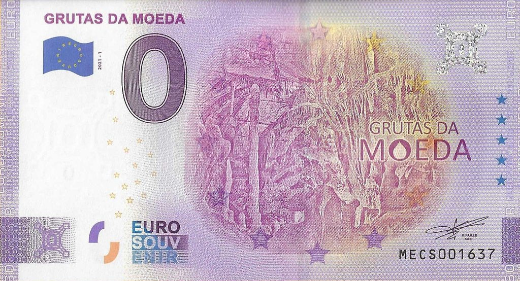 Portugal - 0 Euro 2021 (# Nl) Grutas da Moeda