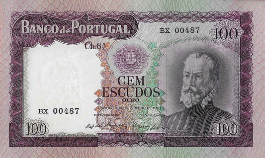 Portugal - 100$00 1961 (# 165)