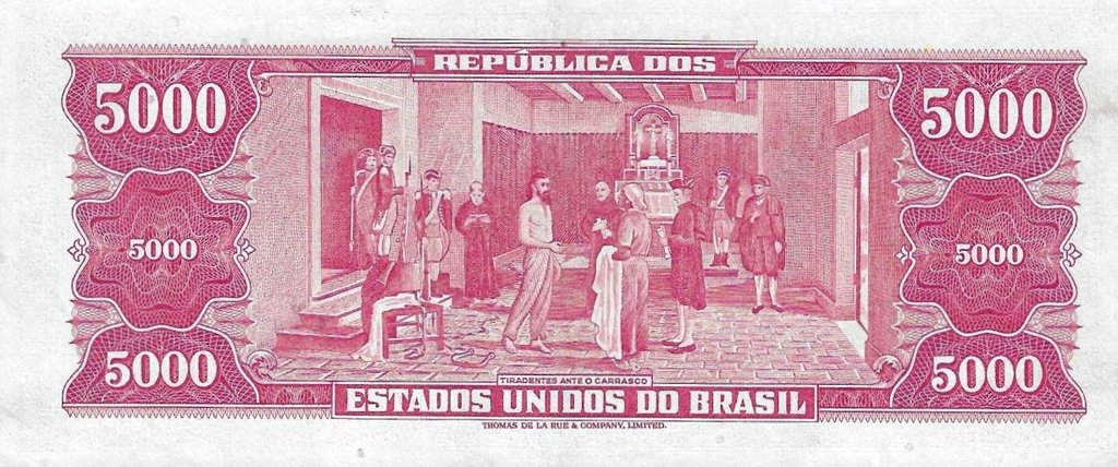 Brasil - 5000 Cruzeiros 1965 (# 182a)