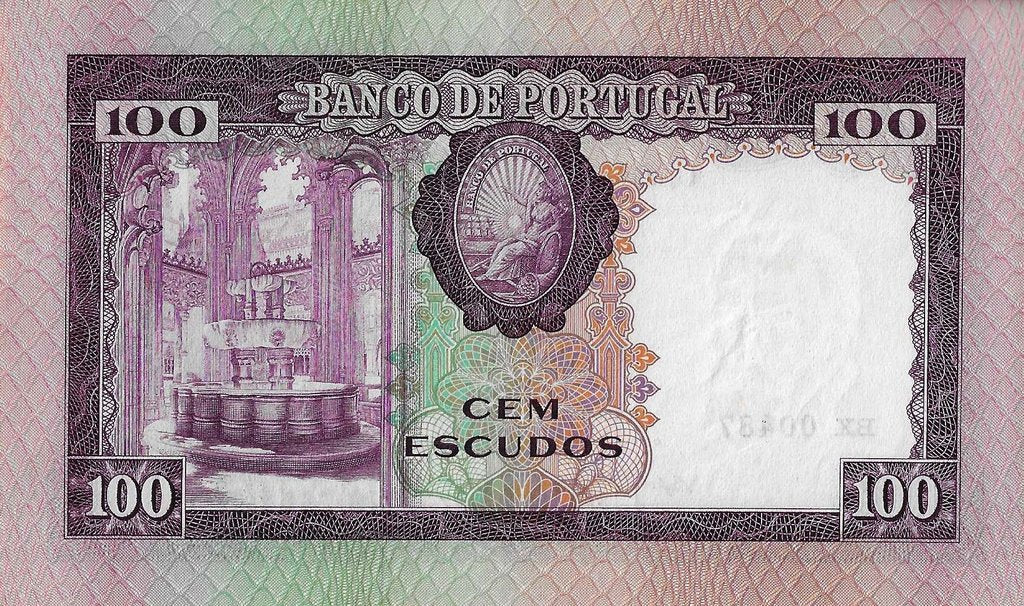 Portugal - 100$00 1961 (# 165)