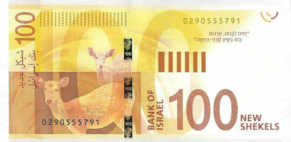 Israel - 100 Shekels 2017 (# 67)