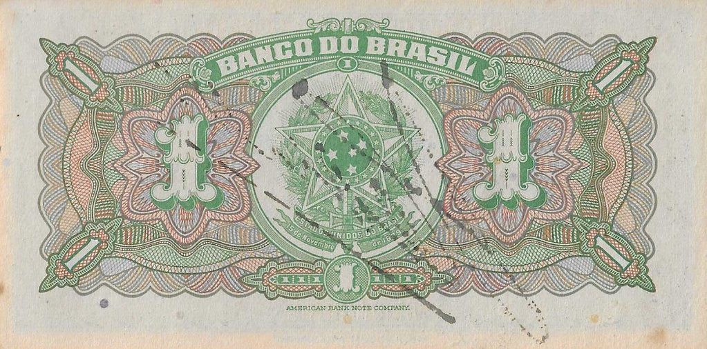 Brasil - 1 Mil Reis 1923 (# 110Ba)