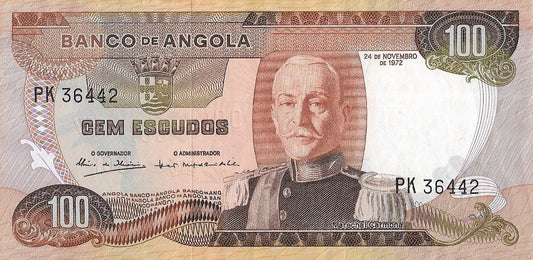 Angola - 100$00 1972 (# 101)