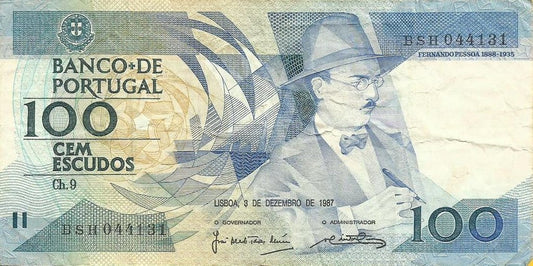 Portugal - 100$00 1987 (# 179d)