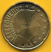 Luxemburgo - 20 Centimos 2002 (Km# 79)