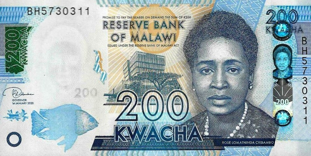 Malawi - 200 Kwacha 2020 (# 60f)