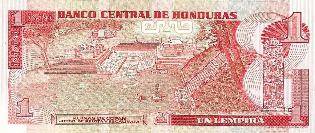 Honduras - 1 Lempira 1984 (# 68b)