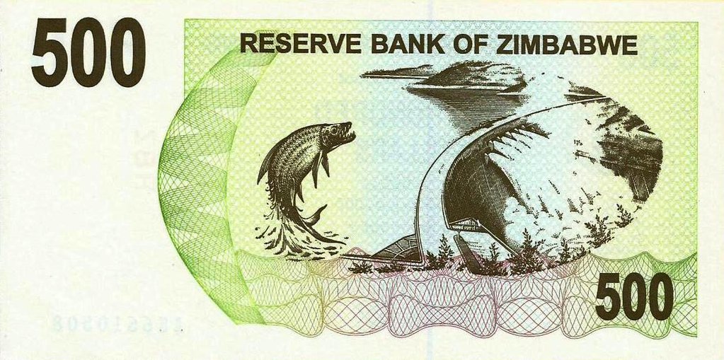 Zimbabwé - 500 Dolares 2006 (# 43)