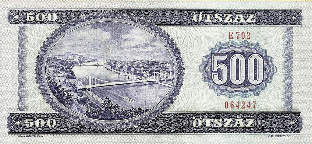 Hungria - 500 Forint 1990 (# 175)