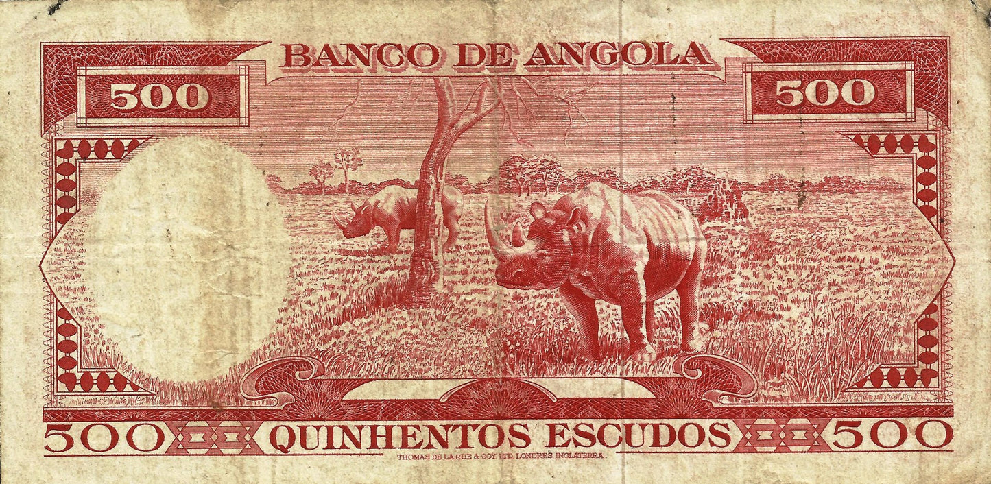 Angola - 500$00 1962 (# 95)