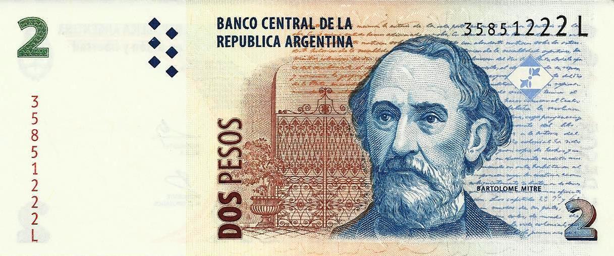 Argentina - 2 Pesos 2002 (# 352)