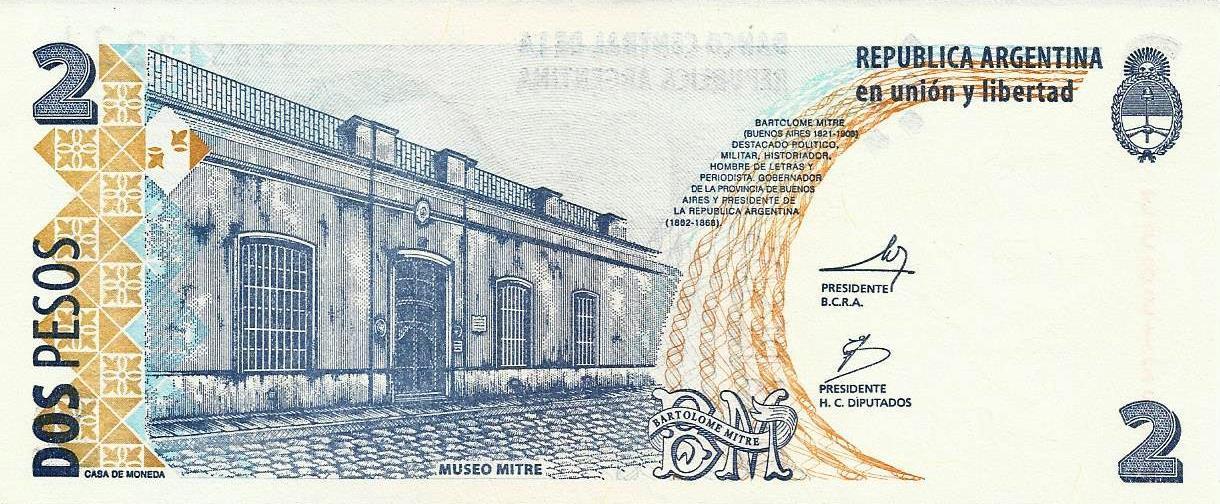 Argentina - 2 Pesos 2002 (# 352)
