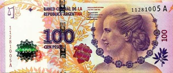 Argentina - 100 Pesos 2012 (# 359)