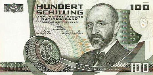 Austria - 100 Schillings 1984 (# 150)