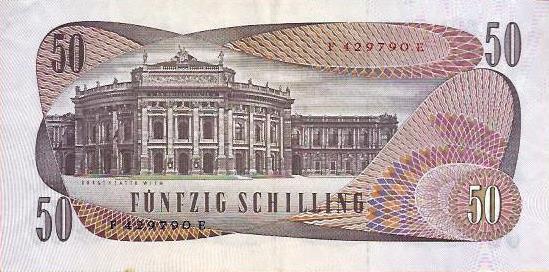 Austria - 50 Schillings 1970 (# 144)