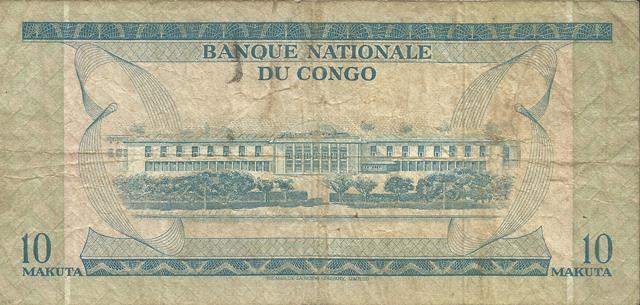 Congo - 10 Makuta 1967 (# 9)